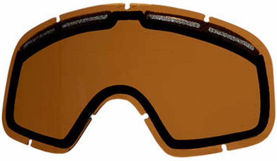 Von Zipper Trike Snowboard/Ski Goggle Spare Lens, Bronze Chrome